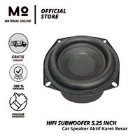Gambar Hifi Subwoofer Bass Mobil 5.25 inch Karet Besar Car Speaker Aktif Kualitas Super Bagus - Speaker Only dari Material Online_NEW undefined 1 Tokopedia