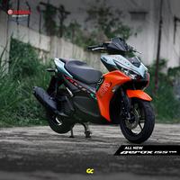 Gambar Yamaha All New Aerox 155 - Perak Cyan dari Yamaha Gerbang Cahaya undefined 4 Tokopedia