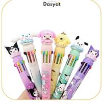 Gambar DOS Pena Mekanik Karakter Kartun Pulpen 10 Warna 3D DOLL Bolpen Gel Tinta Donat Alat Tulis Sekolah kantor - MELODY dari DASYAT ONLINE SHOP undefined 1 Tokopedia