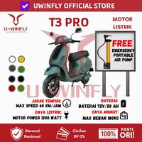 Gambar SEPEDA MOTOR LISTRIK UWINFLY T3 PRO T3PRO Garansi Resmi - Cream dari U-Winfly Indonesia undefined 1 Tokopedia