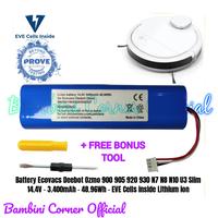 Gambar Batre / Baterai / Battery Ecovacs Deebot Ozmo 900 905 920 930 N7 N8 N10 U2 U3 Slim - Eve Cells dari Bambini Corner Official undefined 5 Tokopedia