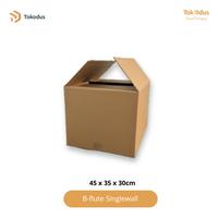 Gambar Kardus Box Polos 45 x 35 x 30cm Kardus Besar Tebal Murah (Bisa Custom) - Tokodus Bandung dari Tokodus TKI undefined 1 Tokopedia