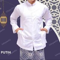 Gambar baju taqwa koko pria lengan panjang - Hitam dari TOKO DI NONAKTIFKAN...... undefined 2 Tokopedia