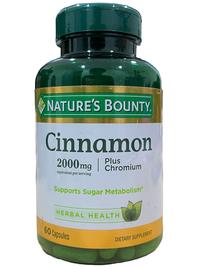 Gambar Natures Bounty Cinnamon 2000mg 60 Caps Jaga Kadar Gula Darah Sehat dari Indovita undefined 2 Tokopedia