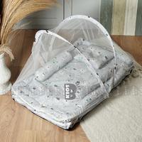 Gambar KASUR KELAMBU BAYI SET [LEBIH PREMIUM LEBIH TEBAL] BANTAL GULING PREMIUM FULL SILIKON GRADE PREMIUM [JANGAN TERTIPU YANG MURAH] - PANDA ROSE dari DUNIABAYI.ID undefined 4 Tokopedia