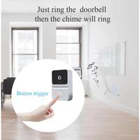 Gambar KING-Smart Home Wifi Video Doorbell 1080p Audio Bel Pintu Rumah/ Bel Rumah Tanpa Kabel Dengan dari THE KING_PRABOT undefined 3 Tokopedia