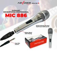 Gambar Microphone Advance Mic-886 Profesional Dynamic Mic Karaoke Silver dari Advance Digitals Bandung undefined 3 Tokopedia