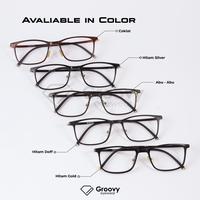 Gambar Groovy Eyewear - Kacamata Zoe Minus Antiradiasi Photocromic Blueray Bluecromic - Hitam Silver, Frame Saja dari Groovy Eyewear undefined 2 Tokopedia