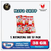 Gambar Susu Zee Vanilla Twist Flavored Milk | Vanila Sachet - 38 gr (Harga 1 Renceng) dari M2F2 Shop - Paseban undefined 1 Tokopedia