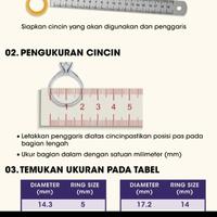Gambar cincin fashion ad banyak emas kadar 70% berat 3gram size : 14 dari Toko Mas Mahkota undefined 3 Tokopedia