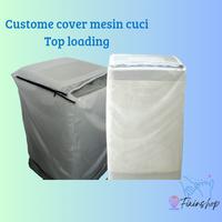 Gambar COVER MESIN CUCI 1 TABUNG BUKAAN ATAS/TOP LOADING WATERPROOF - Putih, 20 dari fixinshop undefined 1 Tokopedia