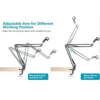 Gambar stand mic meja flexible bahan Aluminium dari Technic Audio undefined 4 Tokopedia