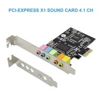 Gambar PCIE X1 SOUND CARD 4.1 CH CMI 8738 SOUNDCARD PC PCI-E EXPRESS dari Universal disc undefined 1 Tokopedia