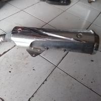 Gambar knalpot Tiger Revo original silencer aja bekas rubahan thunder125 asli AHM tameng coak dari RRamelia undefined 1 Tokopedia