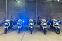 Gambar Lampu LED STROBO Biru Vama Federal Signal 4 Mata Motor Mobil Patwal pengawalan polisi ambulan security dari xov undefined 3 Tokopedia