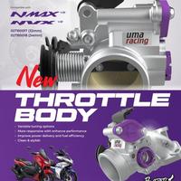 Gambar Throttle Body TB Uma Racing New Nmax Aerox V2 32 mm dan 34mm - 32mm dari AKUN DI TUTUP OLEH SISTEM1 undefined 1 Tokopedia