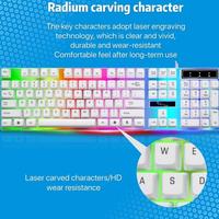 Gambar Keyboard Gaming Quinton T350 Rgb Wired Keyboard And Mouse Combo - Putih dari Kingdom Game undefined 4 Tokopedia