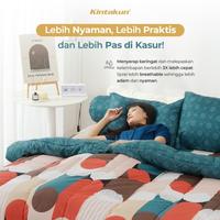 Gambar Kintakun DLUXE Sprei satu set Fitted Tinggi 25cm 160/180/200 Jovita Sarung Bantal Guling Kain Karet  Murah [KAMAR RUMAHKU] - 160 x 200 dari Kamar Rumahku undefined 3 Tokopedia