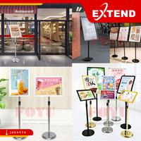 Gambar Stand Display Poster Snap Frame Steel Black A3 A4 Sign Board Tripod - TS-Steel A3 dari Foyu Photo Jakarta undefined 5 Tokopedia