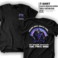 Gambar Kaos Distro Pria Lengan pendek Motif kata kata Peranmu Hanya Hamba - Hitam, S dari Disey Apparel undefined 1 Tokopedia
