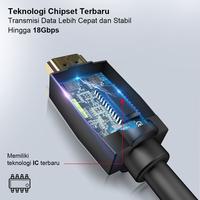 Gambar Kabel HDMI to HDMI 4K 60Hz Ultra HD HDR TV Laptop Monitor PC Proyektor PS XBOX Display HDMI 10 Meter PX HDMI-10 dari PX Official Store undefined 2 Tokopedia