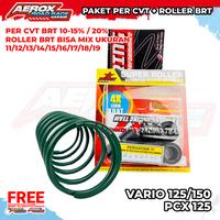 Gambar PAKET 2 IN 1 PER CVT BRT ROLLER BRT VARIO 125 VARIO 150 PCX 125 - 10-15%, 18 GRAM 6 PCS dari AEROXROADRACE GARAGE undefined 2 Tokopedia