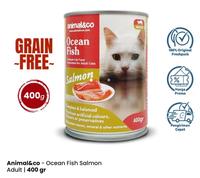 Gambar MAKANAN KUCING PREMIUM ANIMAL&CO KALENG 400 GR MAKANAN BASAH ANIMAL AND CO WET FOOD CAT BEST SELLER TERMURAH - KITTEN SALMON dari PETSHOP SHANTY SAFIRA undefined 5 Tokopedia