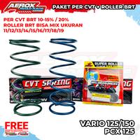 Gambar PAKET 2 IN 1 PER CVT BRT ROLLER BRT VARIO 125 VARIO 150 PCX 125 - 10-15%, 18 GRAM 6 PCS dari AEROXROADRACE GARAGE undefined 3 Tokopedia