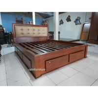 Gambar dipan laci , dipan sorong , tempat tidur jati minimalis dari ralinfurniture undefined 2 Tokopedia