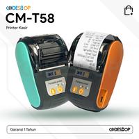 Gambar thermal printer CODESHOP CM-T58 printer kasir Support Mokapos, qasir, - Biru dari Codeshop Surabaya Barat undefined 1 Tokopedia