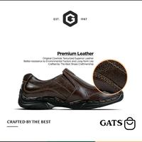 Gambar Sepatu Kulit Gats MP 2601 Cokelat - Cokelat, 43 dari istana sepatu bogor undefined 4 Tokopedia