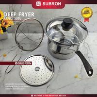 Gambar SUBRON Panci 22cm Deep Fryer Kukus Steam Saringan Multifungsi 3in1 - Model B dari SUBRON KITCHENWARE undefined 5 Tokopedia