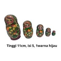 Gambar Matrioska Matrioshka Matroska Original Russia Hijau dari MO-KI undefined 1 Tokopedia