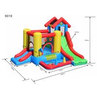 Gambar Istana Balon Happy hop 9019 7 in 1 Play House castle playground anak dari kepo belanja undefined 3 Tokopedia