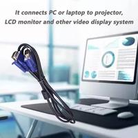 Gambar Kabel VGA Standar Sambungan Input Video Monitor Komputer PC Layar Proyektor High Quality 1,5 Meter dari Pawaka Shop undefined 5 Tokopedia