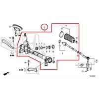 Gambar Rack steering Assy Gear box power steering Honda Jazz GK5 2014-2018 ASLI dari SAMOTOR undefined 4 Tokopedia