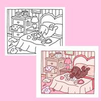 Gambar COLORING PAGES BOBBIE GOODS TEMA 1 (20 LEMBAR) - Tik 200 gsm dari yunqiwinshop undefined 1 Tokopedia