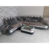 Gambar Sofa bentuk L + Meja dari demishops123 undefined 2 Tokopedia