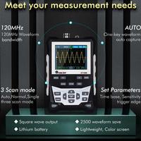Gambar TOOLTOP Oscilloscope Digital Handheld Portable 120 MHz 500 MS/s dari GaleriKipas undefined 2 Tokopedia