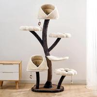 Gambar Flower Cat Tree Wood Tower, Cat Training Supplies, Tower Scrapers for dari Yesoljeong undefined 1 Tokopedia
