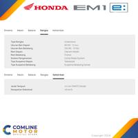 Gambar COMLINE-Sepeda Motor Listrik Honda Honda EM1 - Red, BKS / DPK dari ComLine Motor undefined 5 Tokopedia