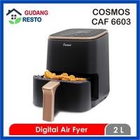 Gambar Cosmos CAF6603 Air Fryer 2 Liter 8 Fitur Belleza Digital 650 Watt CAF 6603 GARANSI RESMI 2.0L 2,0L 2.0 L 2,0 L Menggoreng Tanpa Minyak dari gudangrestoelektronik undefined 1 Tokopedia