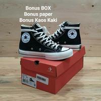 Gambar Sepatu converse original Made in Vietnam  sepatu anak sekolah premium Sneakers Hitam Wanita Pria Shoes Casual - 42, Hitam Tinggi dari autobelanjaberkah undefined 3 Tokopedia