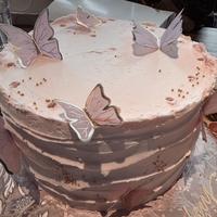 Gambar Butterfly Cake Ukuran 20x20 cm Ready Batam / Kue Ulang Tahun Murah dari vancy_cakes undefined 1 Tokopedia
