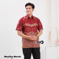 Gambar KEMEJA BATIK PRIA LENGAN PENDEK TERBARU MODERN BATIK A A PEKALONGAN - NAVY BERNAKEL, XXL dari Batik A A Pekalongan undefined 2 Tokopedia