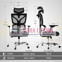Gambar Kursi Jaring Minimalis / Kursi Kantor Jaring / Kursi Kerja FT-919 / Kursi Gaming / Kursu Jaring / MEDAN SUMUT dari Wira Utama Medan undefined 2 Tokopedia