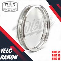 Gambar Velg Akront W Shape Spain Borrani Morrad Ramon Motor Ring 21 19 18 - 18" x 3.00, 40 dari TWISTIC CUSTOM undefined 3 Tokopedia