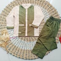 Gambar Seragam Anak TPA Setelan Baju Muslim Kemeja Gamis Set Jilbab Koko Custom Atasan Tunik Katun dari Nafeeza Seragam undefined 1 Tokopedia