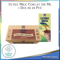 Gambar SUSU ULTRA MILK COKLAT 250 ML 1 DUS ISI 24 PCS - SUSU UHT COKLAT ULTRA 250ML(GROSIR & ECERAN) dari Pratama Indah undefined 1 Tokopedia