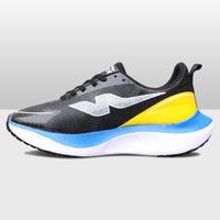 Gambar Nuevo Willmax HItam Biru Sepatu Running Olahraga Lari Jogging Pria - Hitam Biru, 39 dari NUEVO Offcl Shop undefined 4 Tokopedia